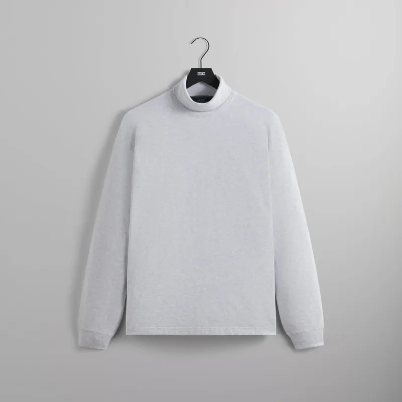 Kith Cortlandt Turtleneck - Light Heather Grey sold by Kith