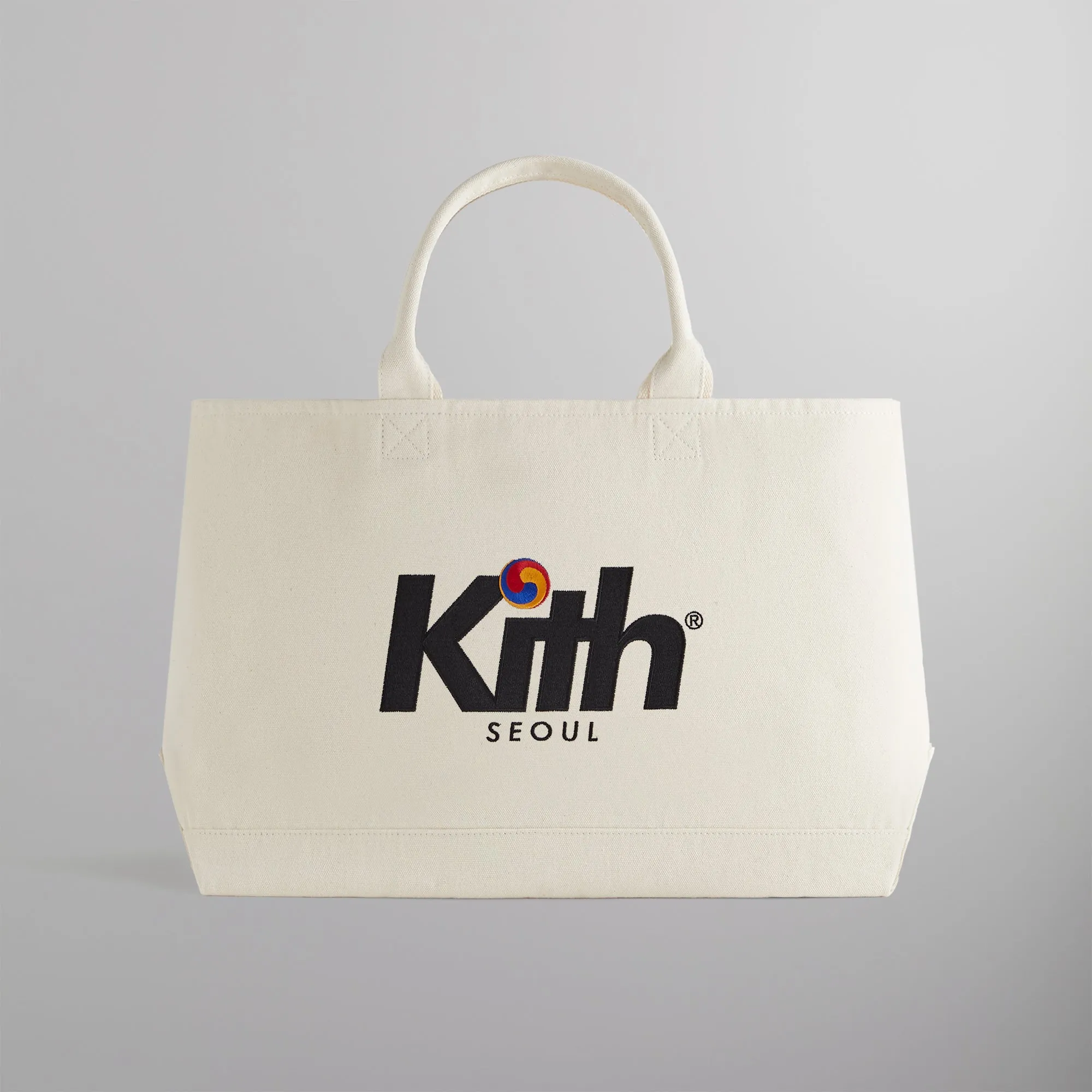Kith Seoul Spiral Canvas Tote Bag - Sandrift | Parallel