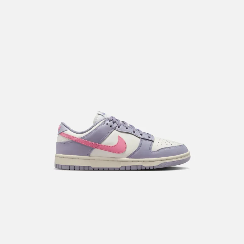 Nike WMNS Dunk Low - Indigo Haze / Coral Chalk / Sail sold by Kith