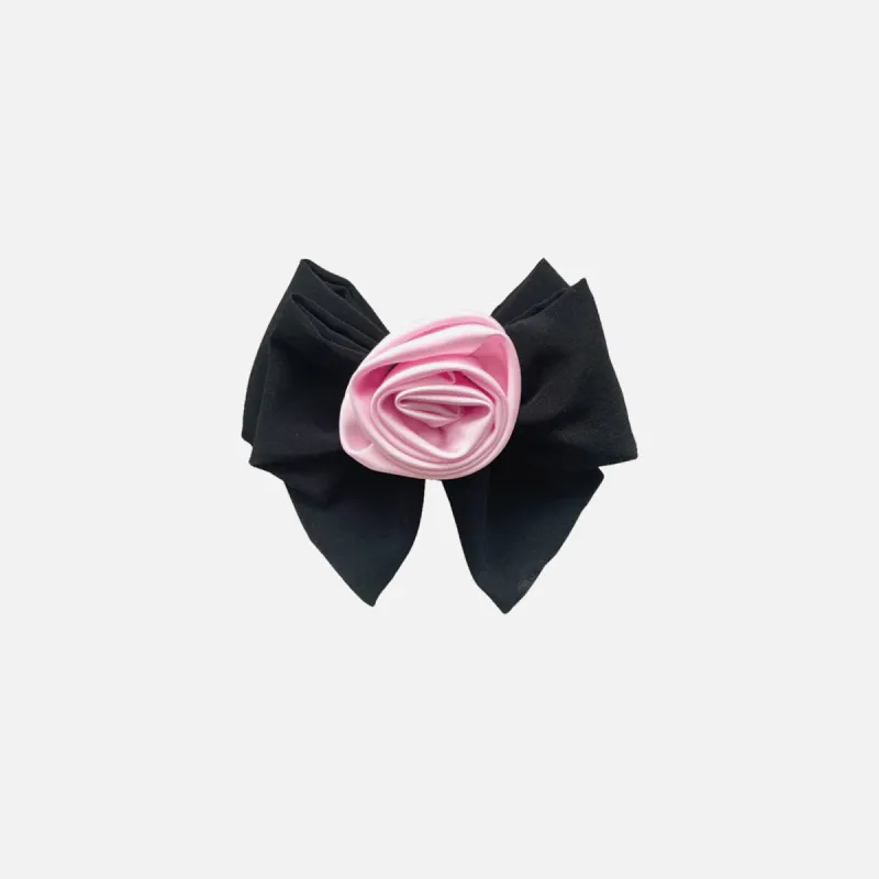 Sandy Liang Corsage Hair Bow - Pink sold by Kith