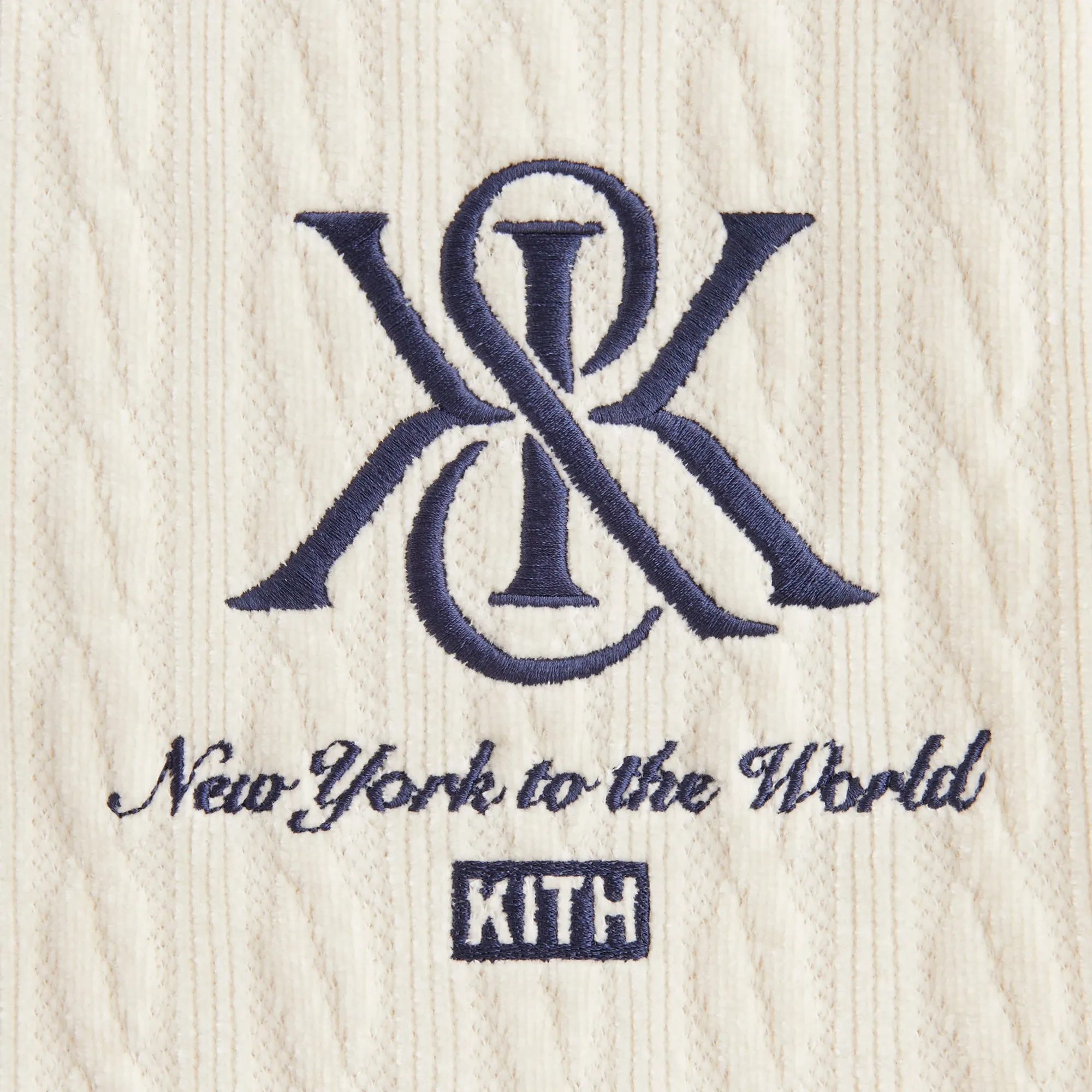 Kith Women Rayne Crest Chenille Short - Waffle sold by Kith product image thumbnail 4