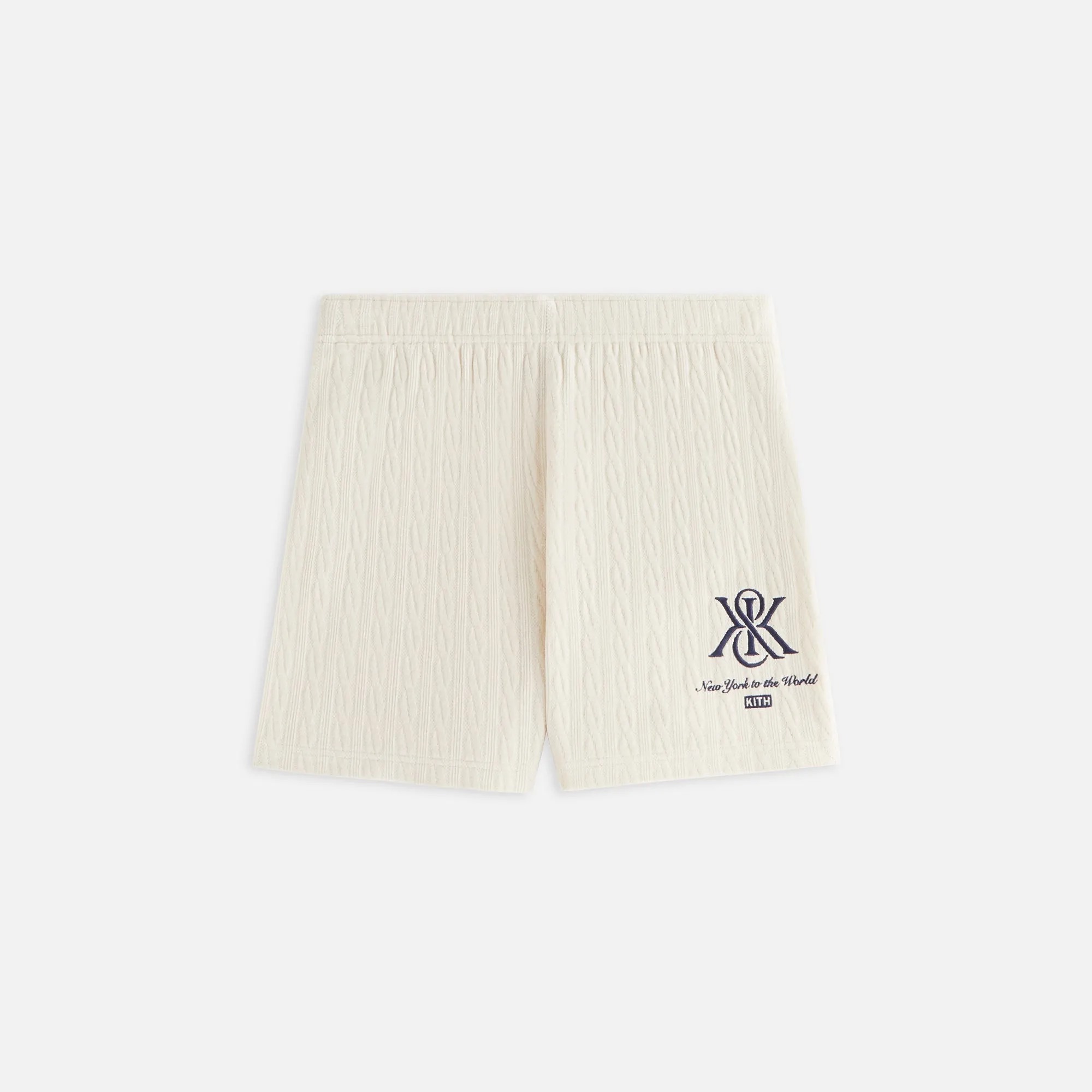 Kith Women Rayne Crest Chenille Short - Waffle sold by Kith