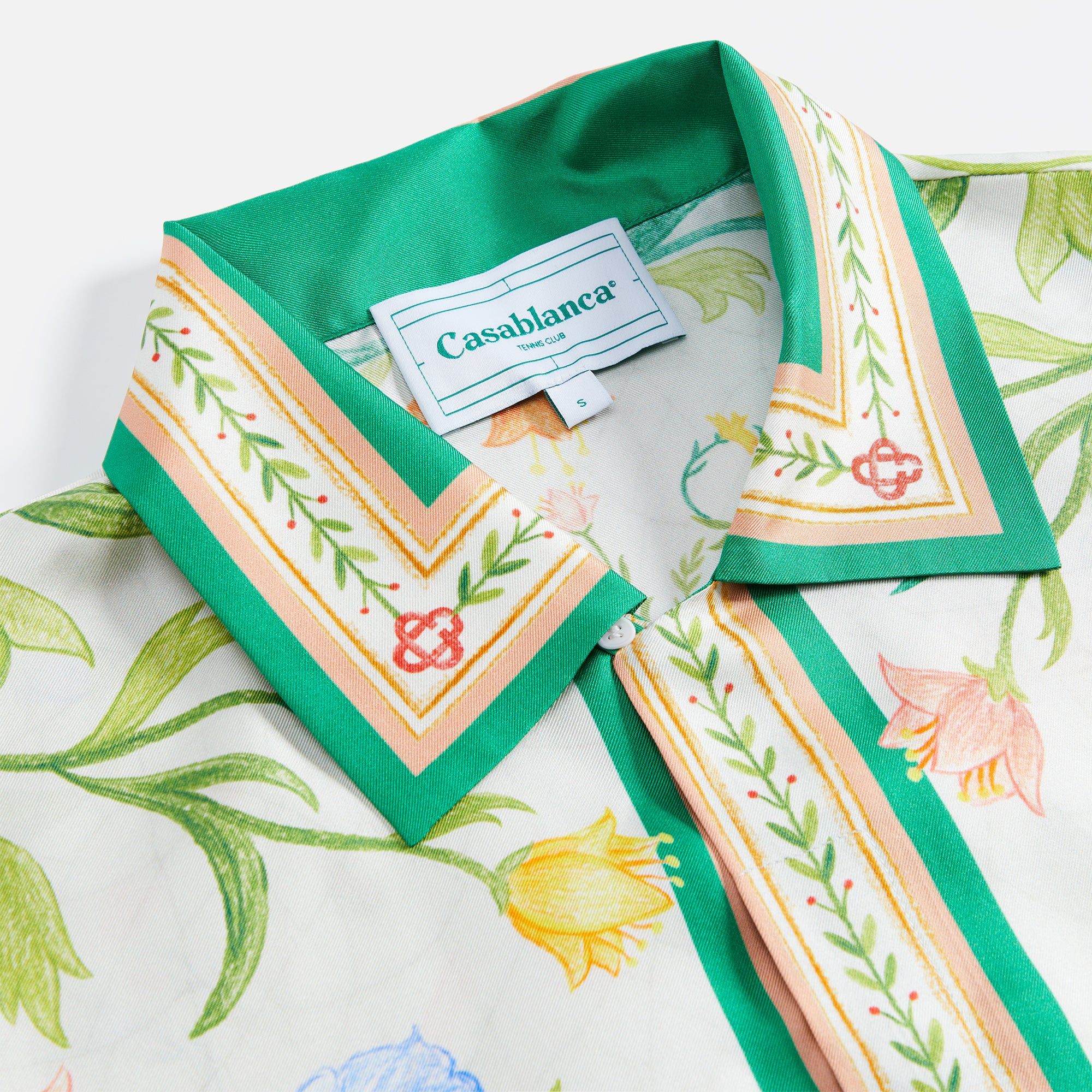 Casablanca Cuban Collar Shirt - L`Arche Fleurie sold by Kith product image thumbnail 3