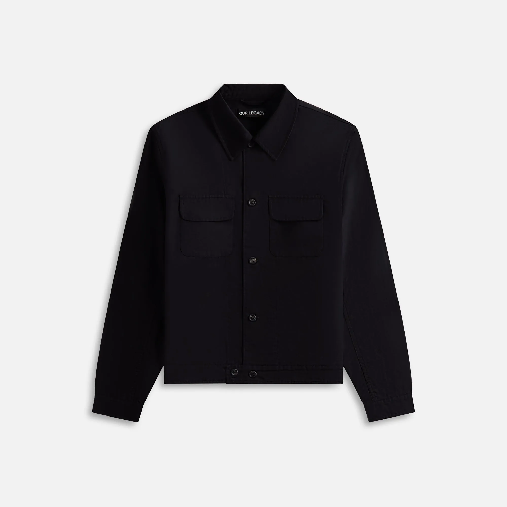 Our Legacy Coach Jacket - Deluxe Black Exquisite Weave sold by Kith