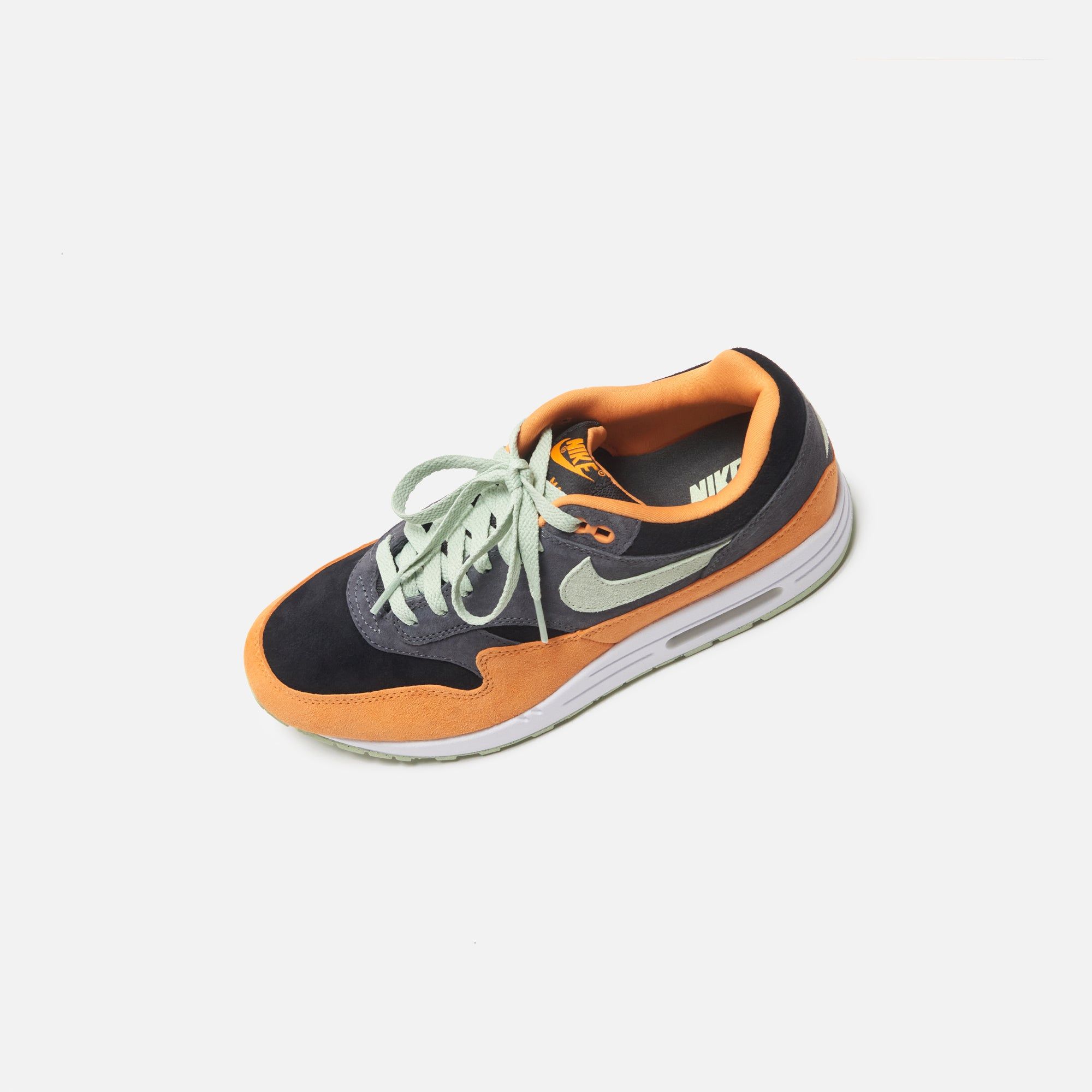 Nike Air Max 1 PRM - Anthracite / Honeydew / Black / Kumquat sold by Kith product image thumbnail 5