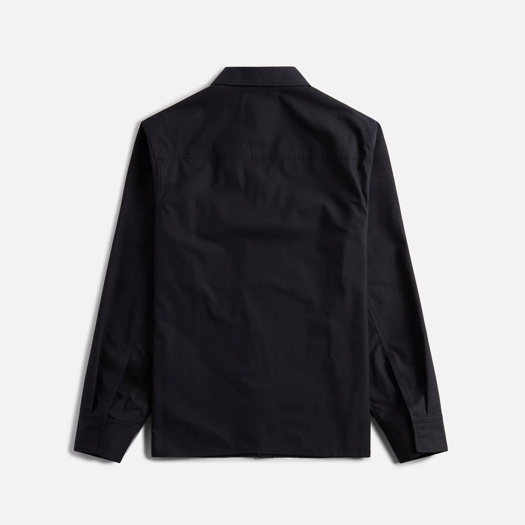 Jil Sander Water Repellant Organic Washed Textured Shirt - Navy sold by Kith product image thumbnail 2