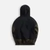 Essentials Nylon Fleece Hooded Sweater - Ink / Jet Black sold by Kith