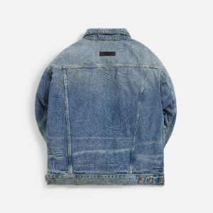Essentials Trucker Jacket - Indigo Blue sold by Kith