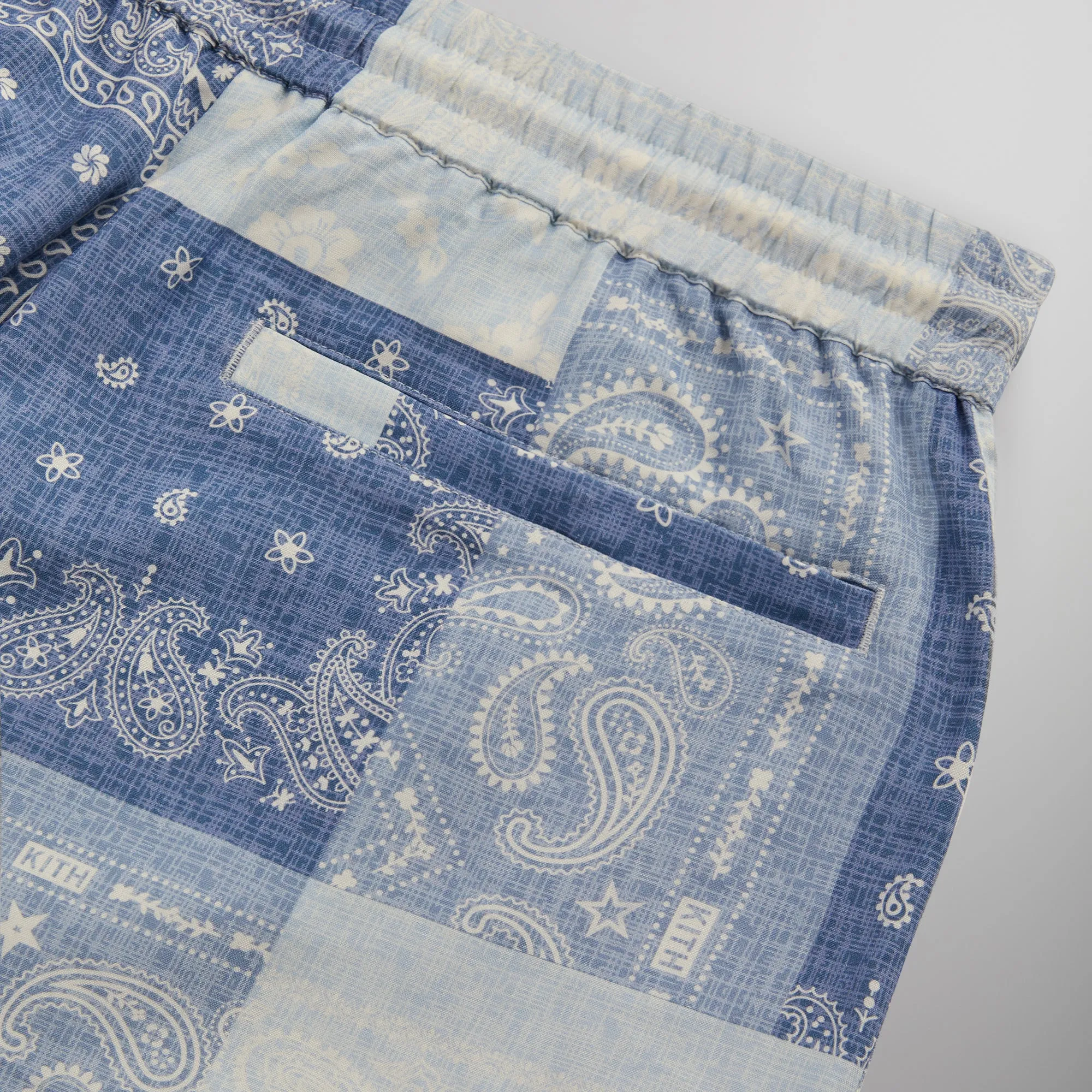 Kith Washed Paisley Active Short - Light Indigo sold by Kith product image thumbnail 5