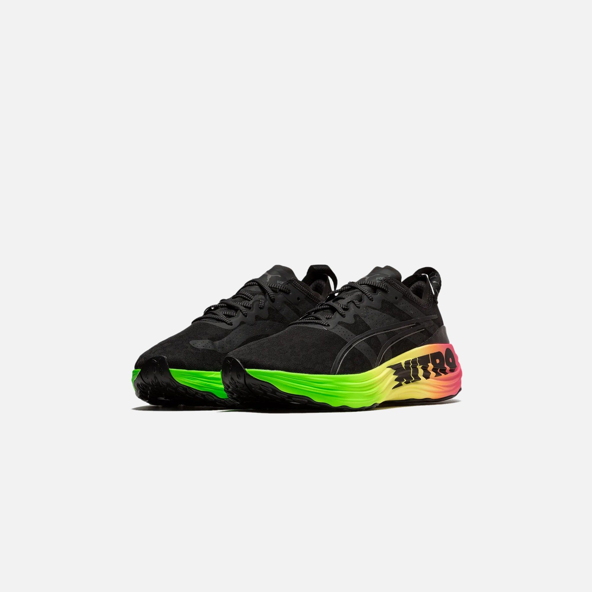 Puma Foreverrun Nitro Futrograde - Puma Black / Green Gecko sold by Kith product image thumbnail 2