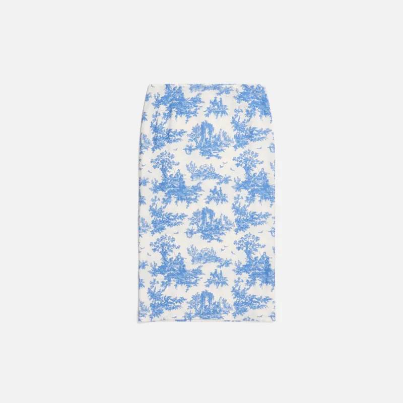 Miaou Exclusive Moni Skirt - Blue Toile sold by Kith