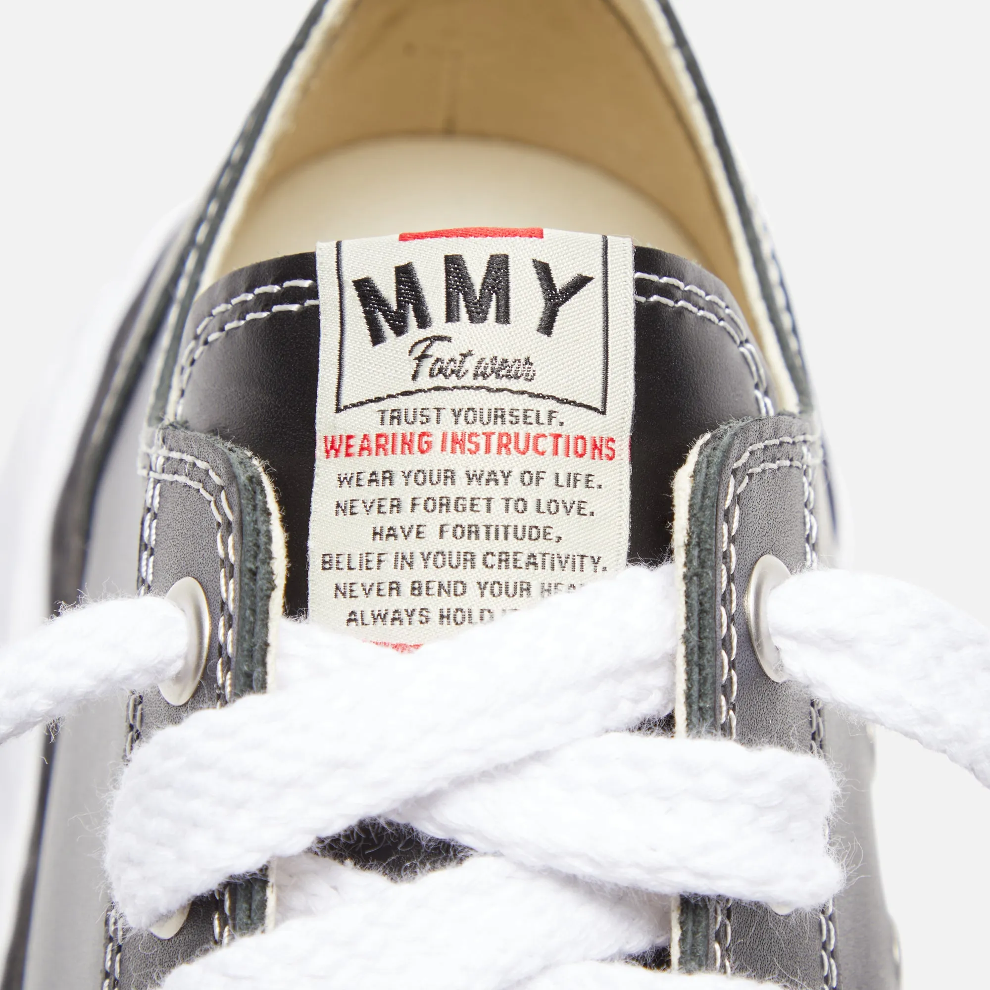Mihara Yasuhiro Peterson 23 Low OG Sole Leather - Black sold by Kith product image thumbnail 5
