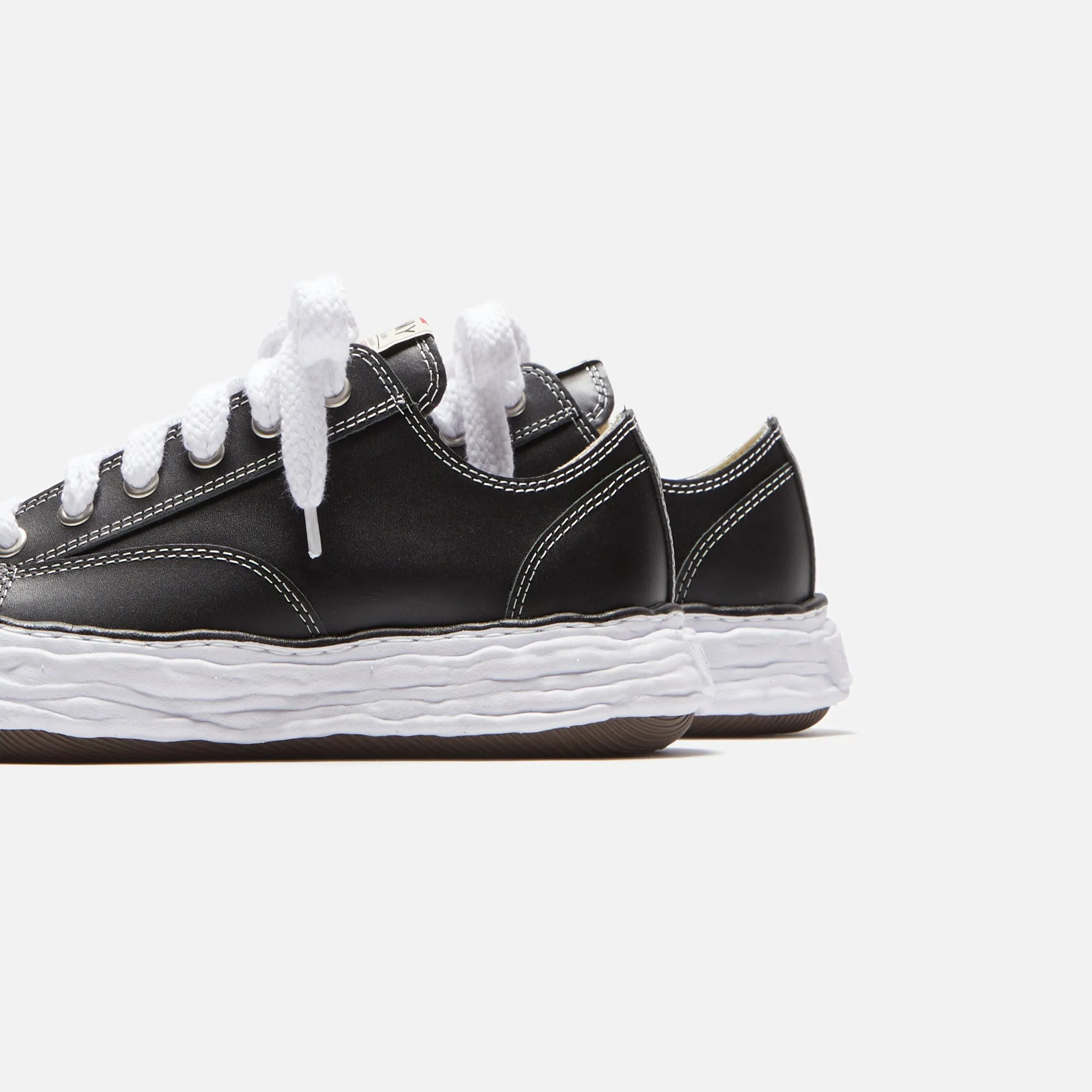 Mihara Yasuhiro Peterson 23 Low OG Sole Leather - Black sold by Kith product image thumbnail 3