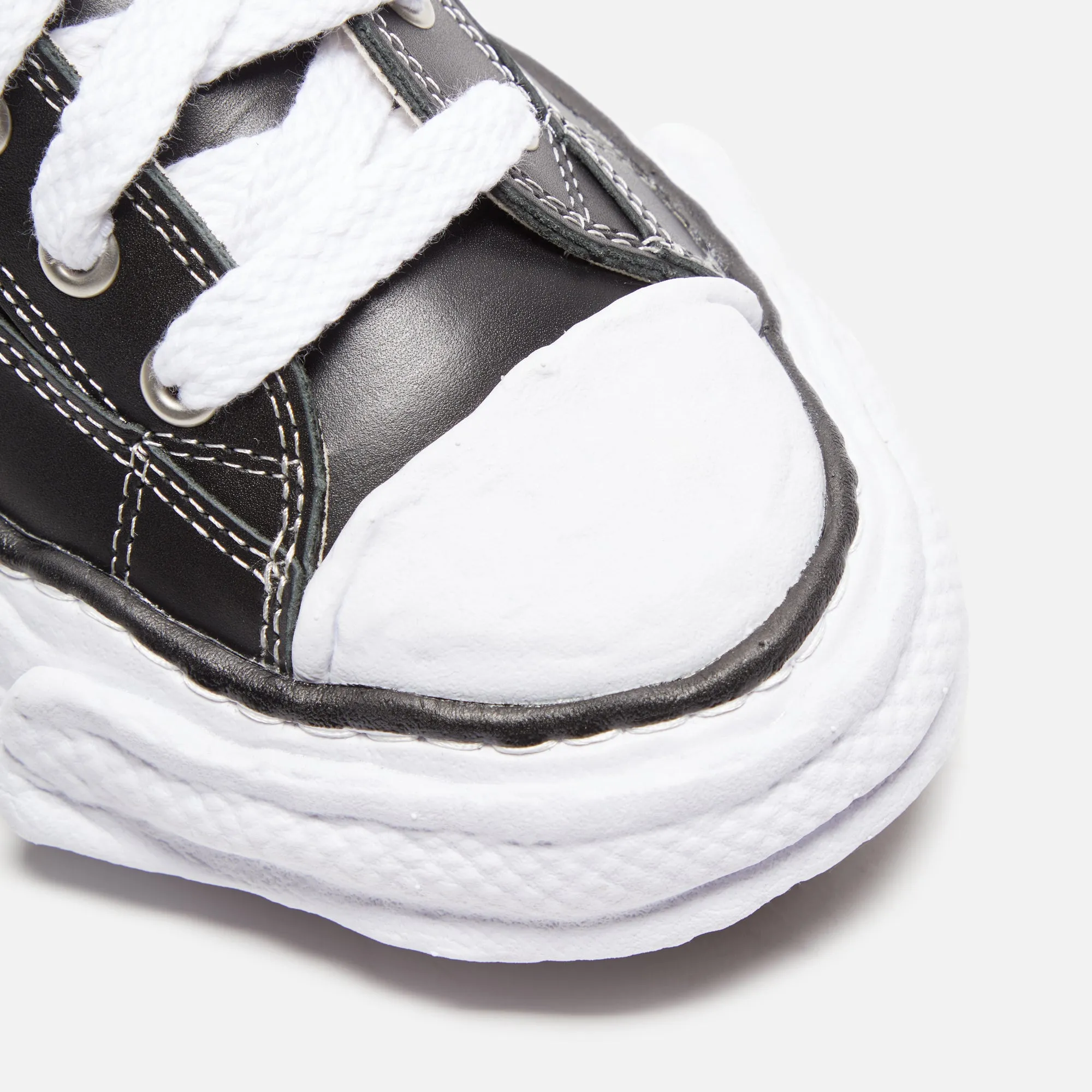 Mihara Yasuhiro Peterson 23 Low OG Sole Leather - Black sold by Kith product image thumbnail 4