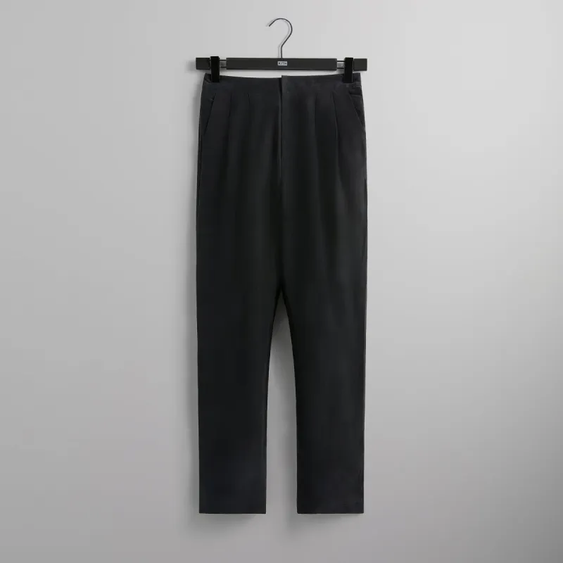 Kith Linen Montrose Pant - Black sold by Kith