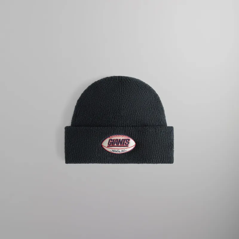 Kith for the NFL: Giants Mia Beanie - Nocturnal sold by Kith