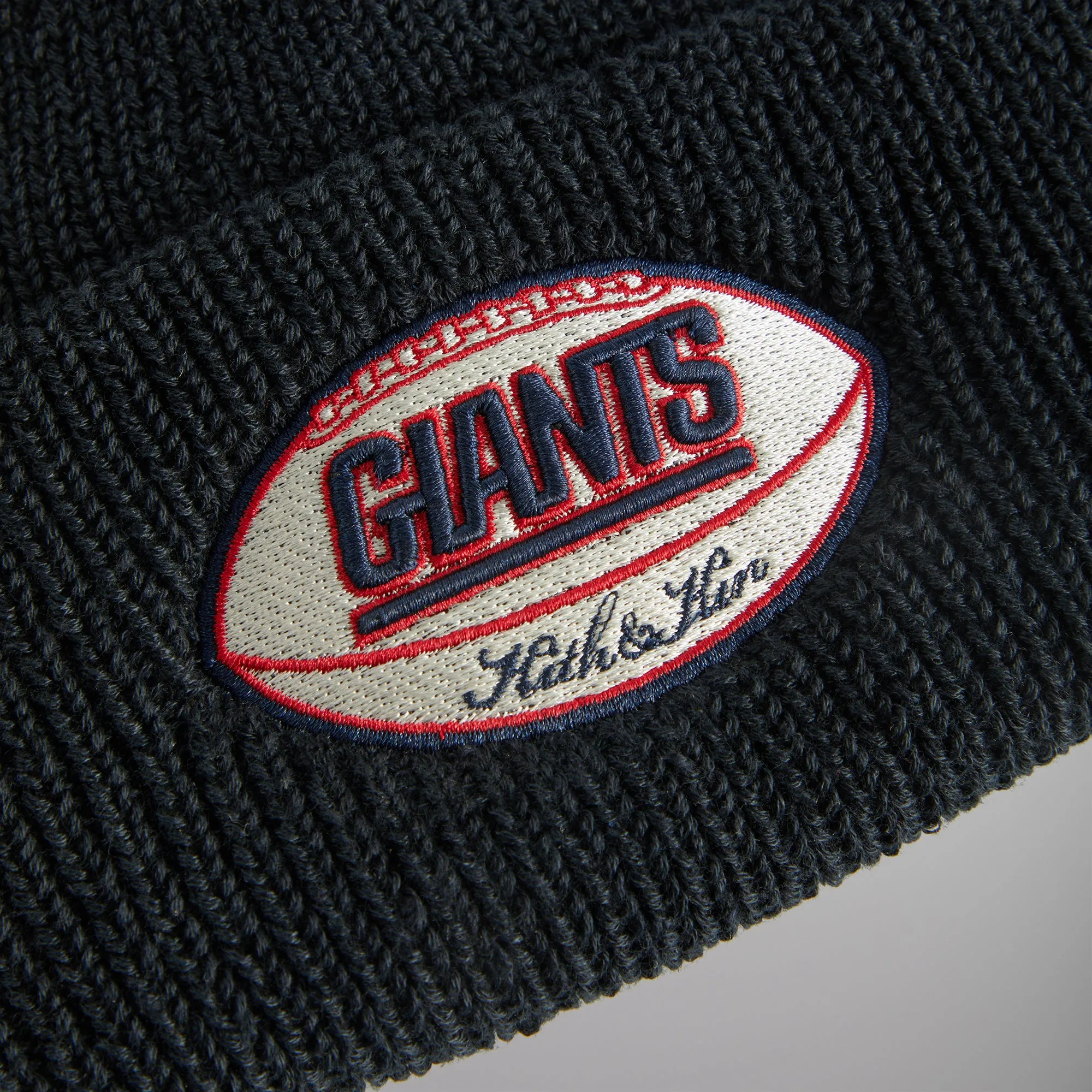 Kith for the NFL: Giants Mia Beanie - Nocturnal sold by Kith product image thumbnail 3