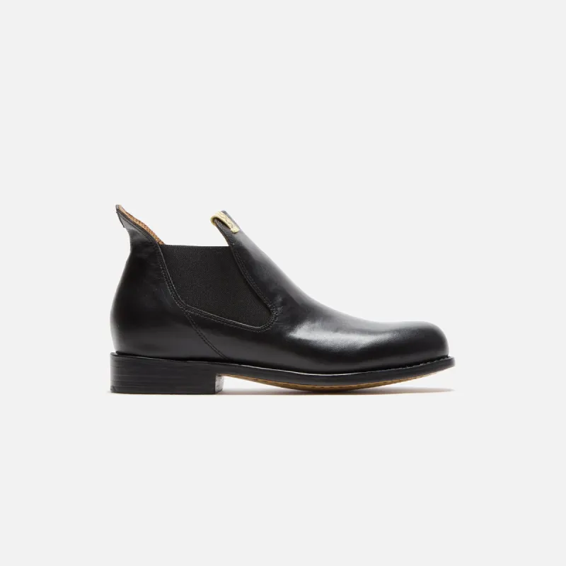 Visvim Gornergrat Mid-Folk Boot - Black sold by Kith