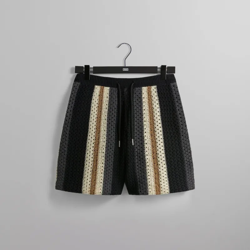 Kith Crochet Curtis Short - Black sold by Kith