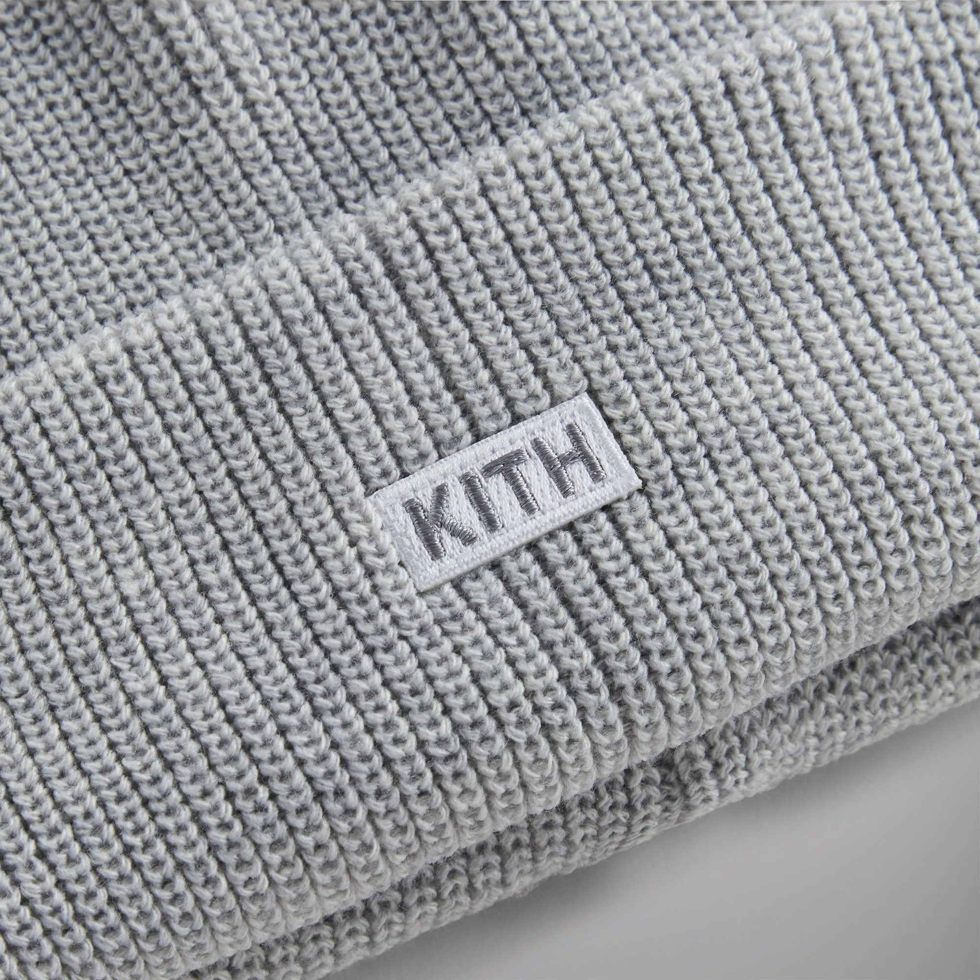 Kith Classic Beanie - Light Heather Grey sold by Kith product image thumbnail 3