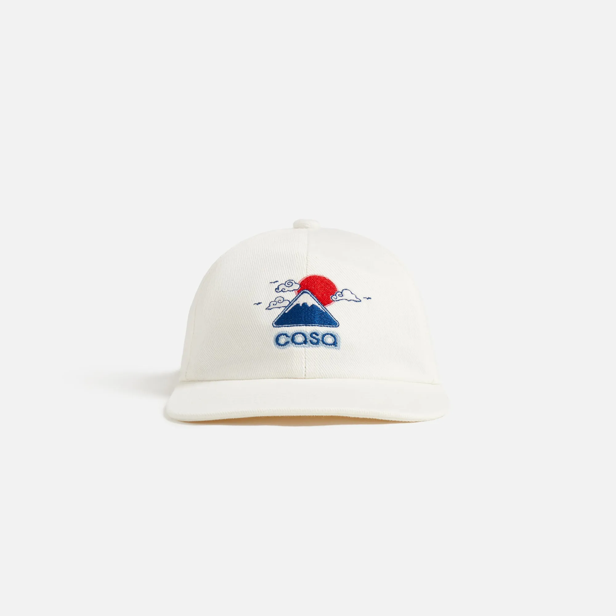 Casablanca Embroidered Cap Fuji Logo - Off White sold by Kith