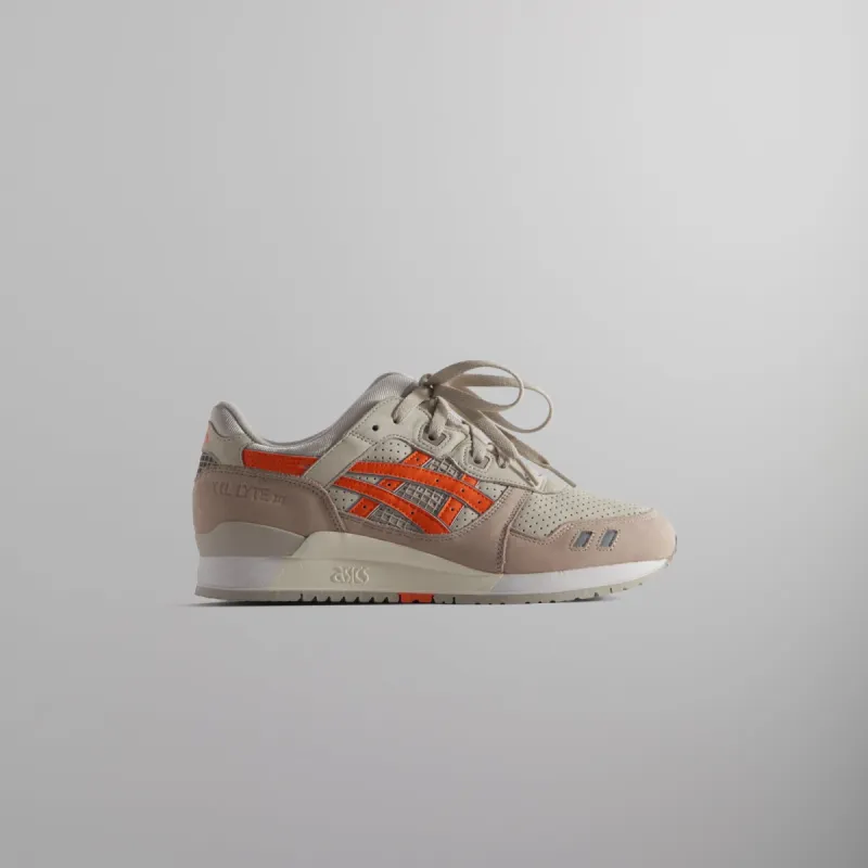 Ronnie Fieg for Asics Gel Lyte III Remastered - Super Orange sold by Kith