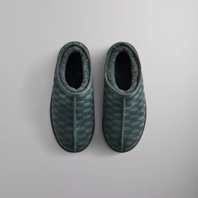 Kithmas Monogram Shearling Slippers - Stadium sold by Kith