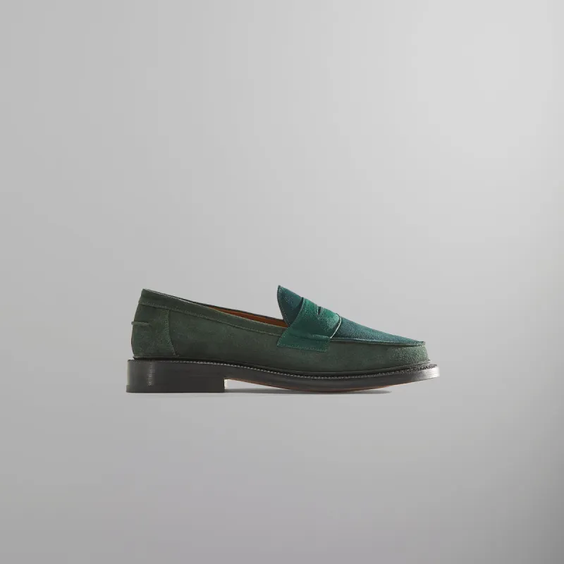 Kith for Blackstock & Weber The Ellis Penny Loafer - Green sold by Kith