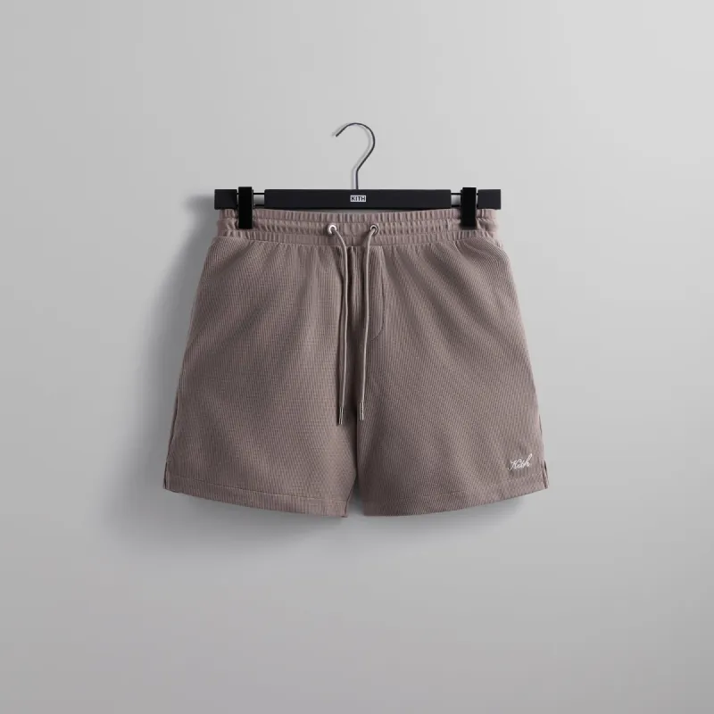 Kith Micro Waffle Graham Short - Quicksand sold by Kith