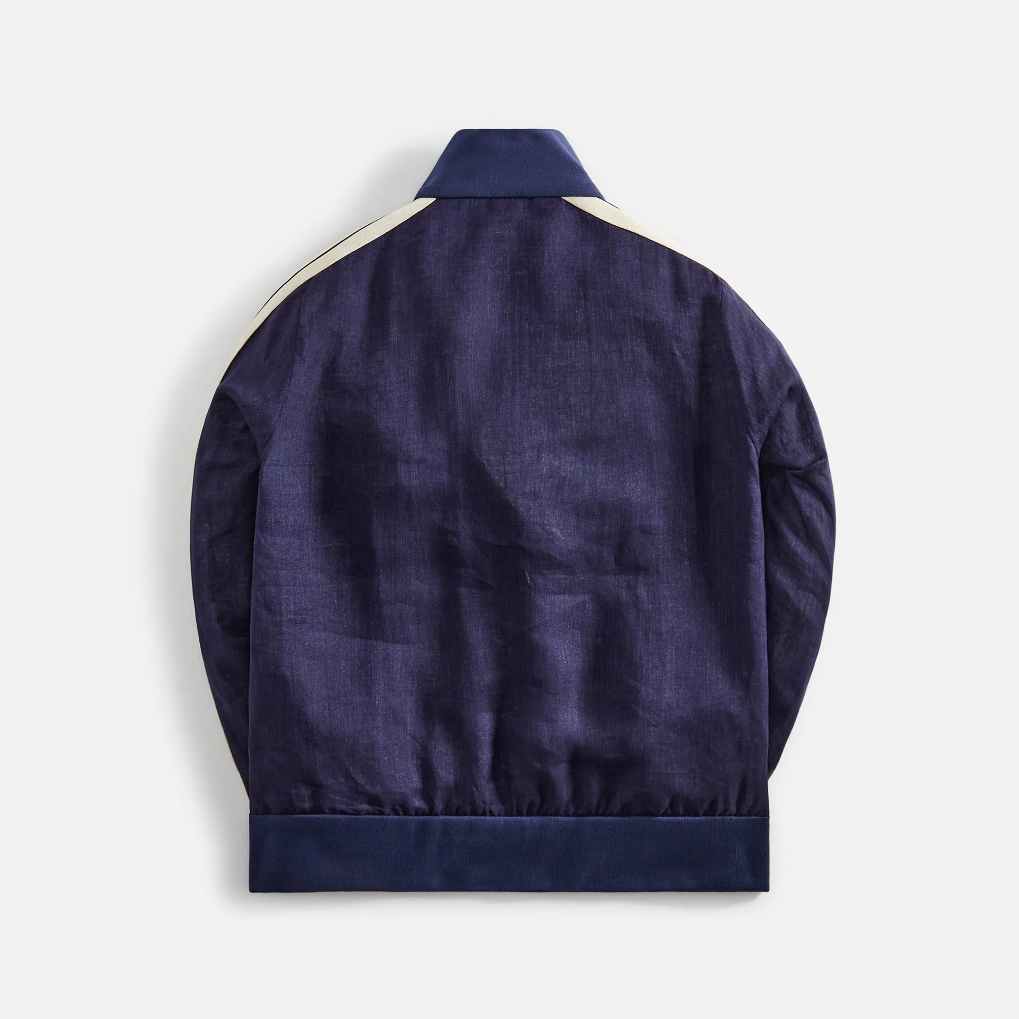 Palm Angels Classic Logo Linen Track Jacket - Navy Blue sold by Kith product image thumbnail 2