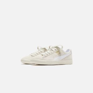 Puma Clyde PRM - Frosted Ivory / White sold by Kith