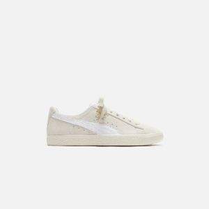 Puma Clyde PRM - Frosted Ivory / White sold by Kith
