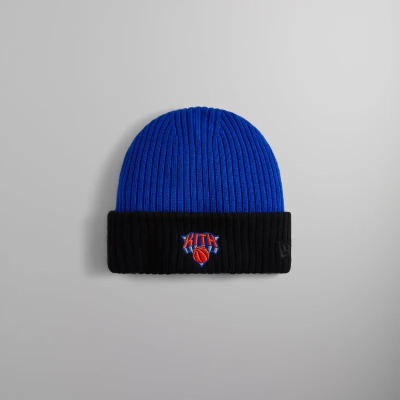 Kith for the New York Knicks Logo Beanie - Royal sold by Kith