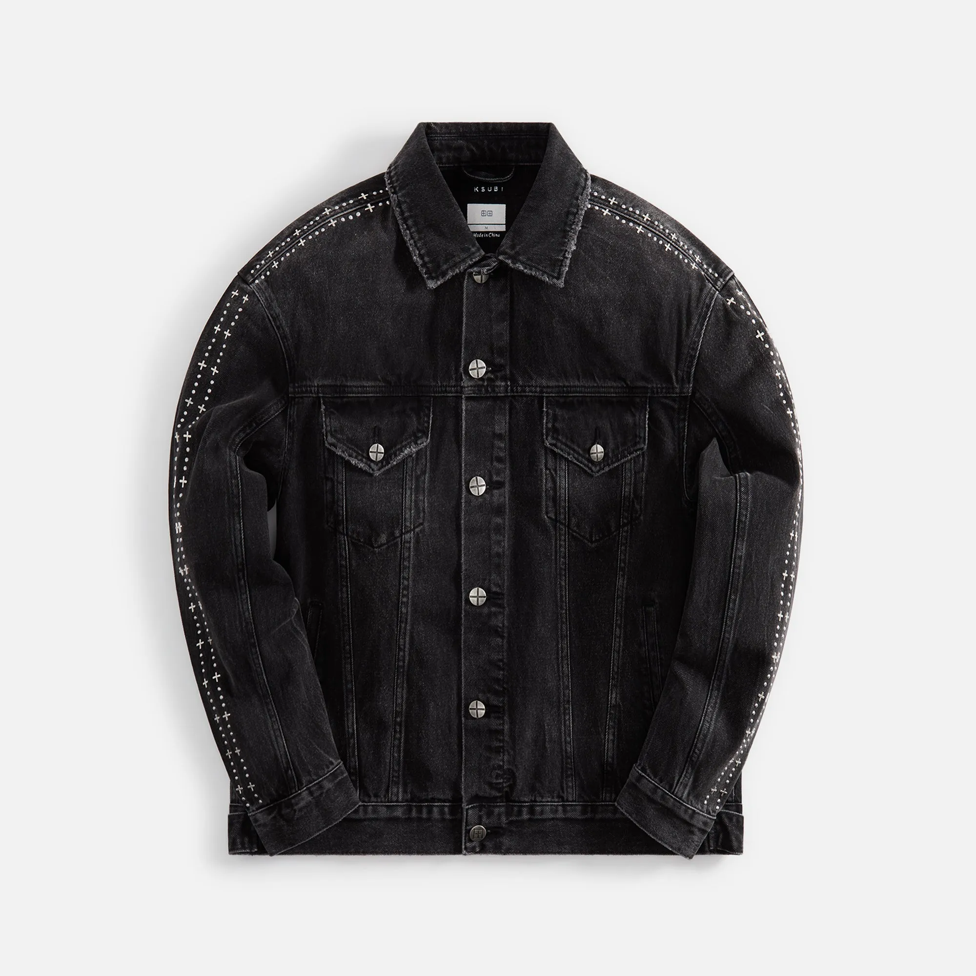 Ksubi Oh G Jacket Metalik Stripe - Black sold by Kith