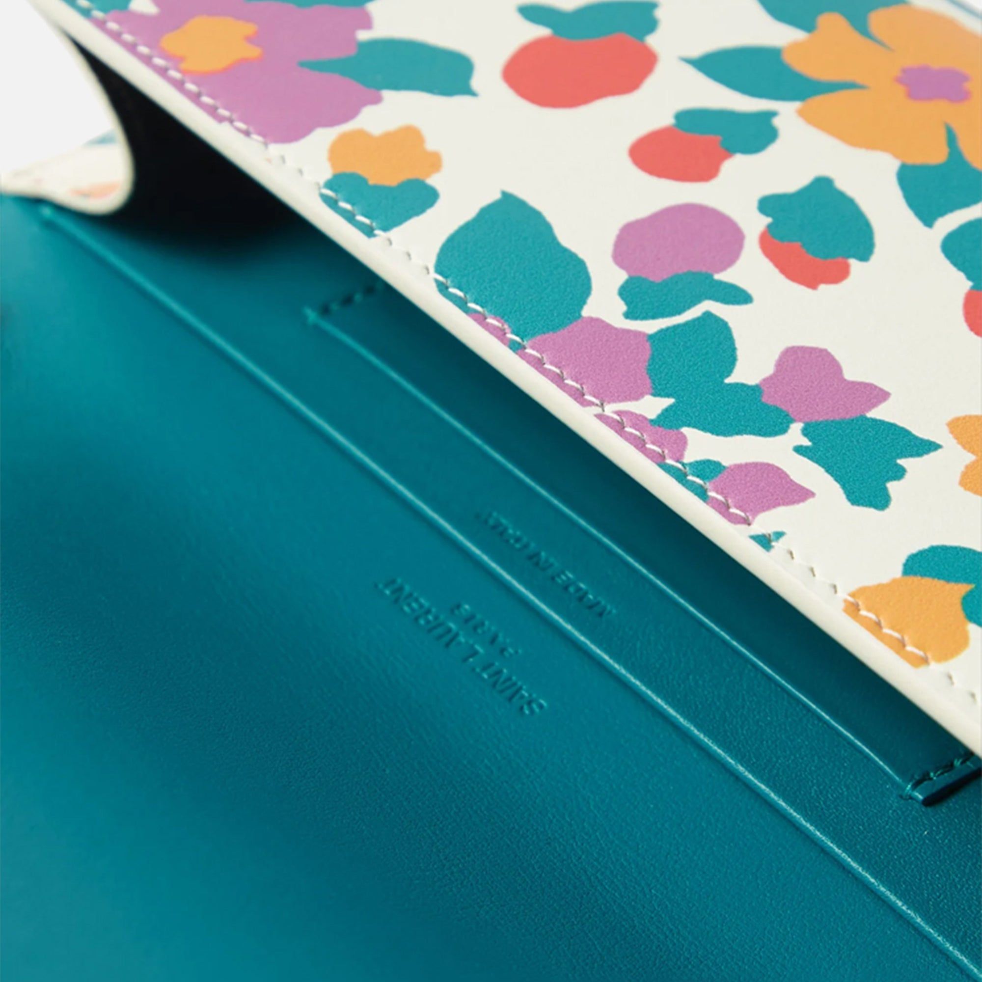 Saint Laurent Wallet on Chain Floral Print - Multicolored sold by Kith product image thumbnail 3