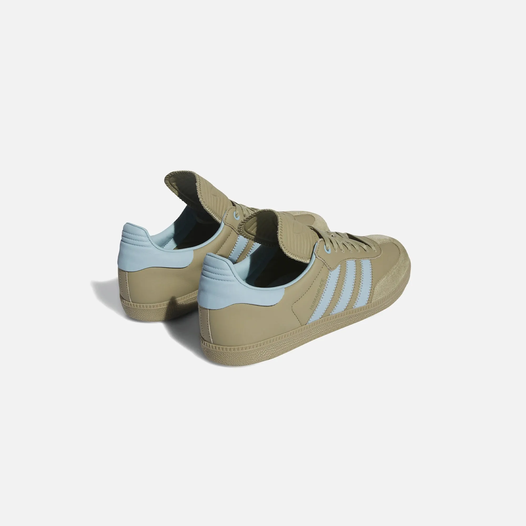 adidas x Pharrell Humanrace Premium Samba - Green / Ash Grey sold by Kith product image thumbnail 3