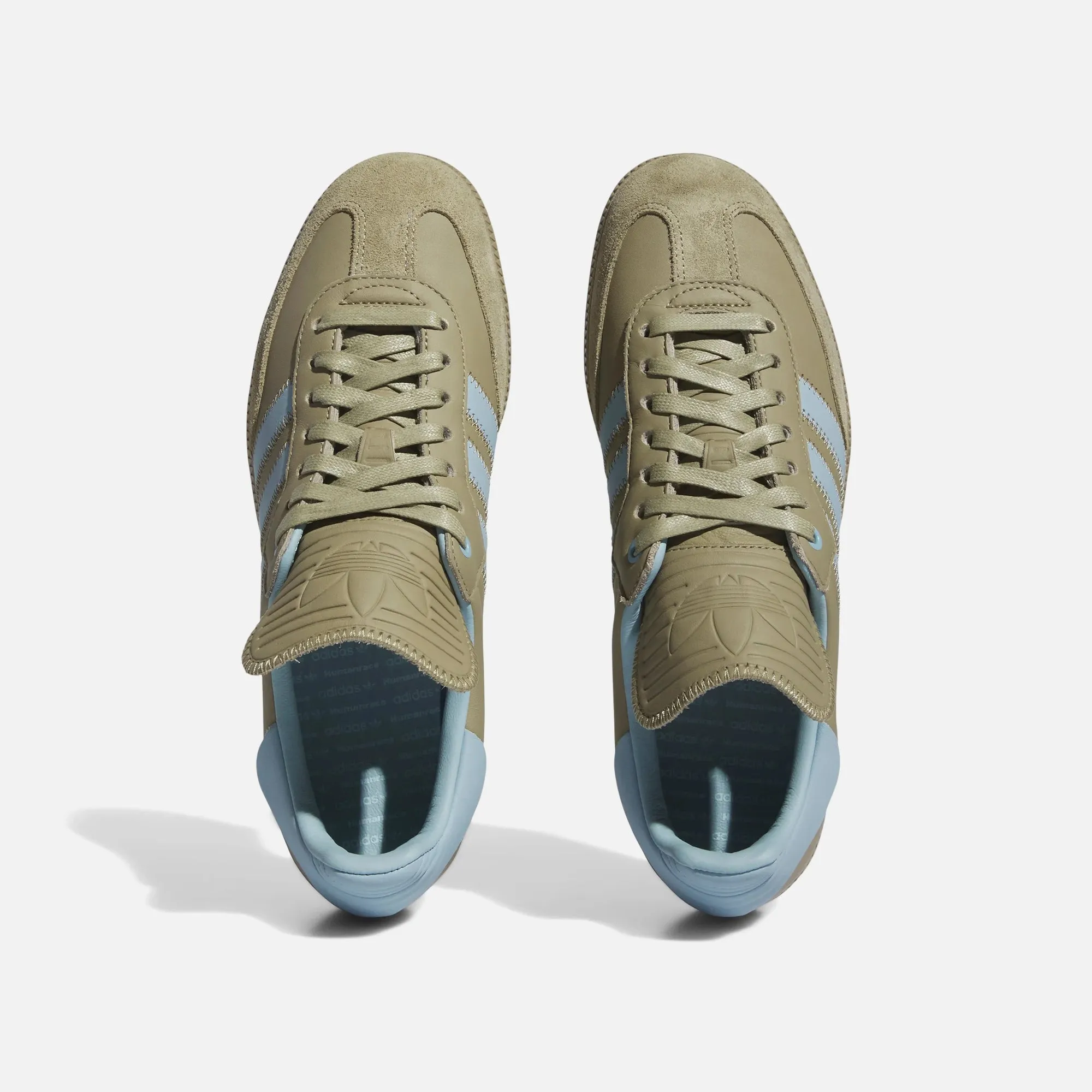 adidas x Pharrell Humanrace Premium Samba - Green / Ash Grey sold by Kith product image thumbnail 4
