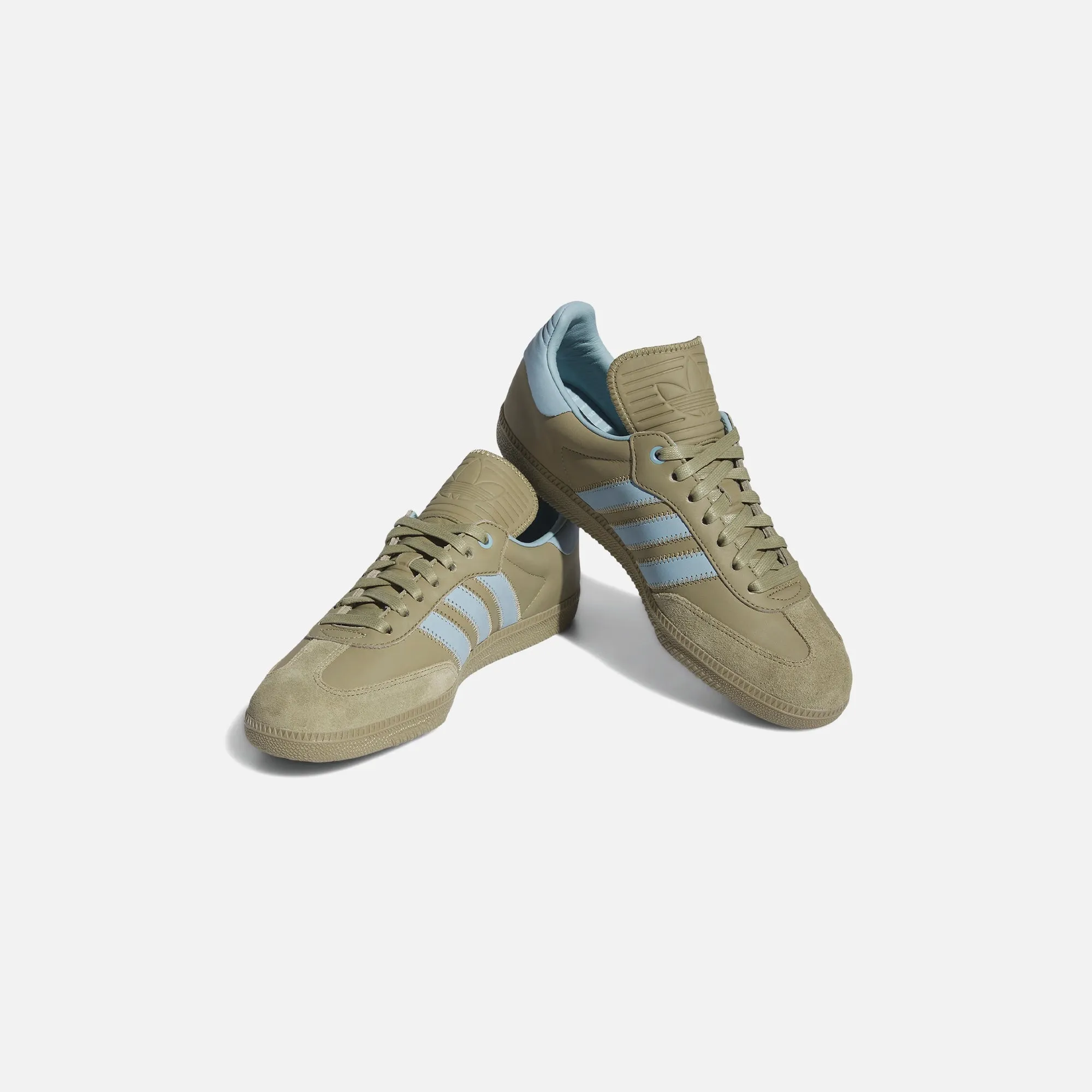 adidas x Pharrell Humanrace Premium Samba - Green / Ash Grey sold by Kith product image thumbnail 5