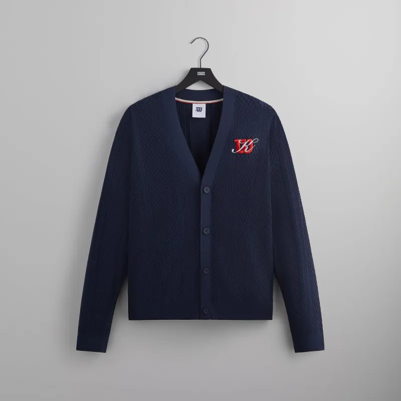 Kith for Wilson Sweater Cardigan - Navy Blazer made by Kith