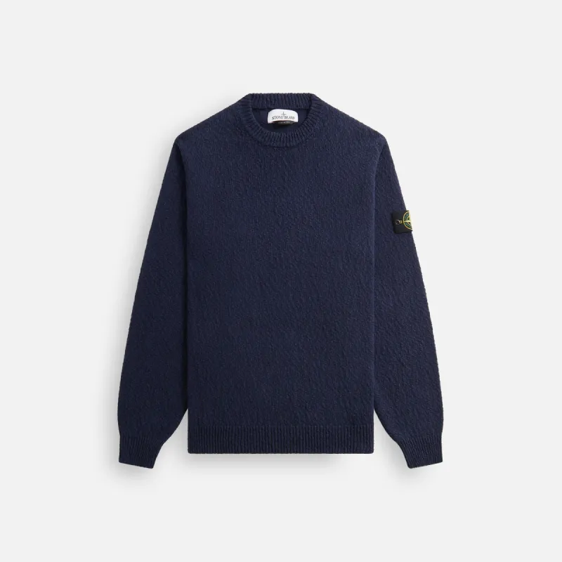 Stone Island Sweater - Navy Blue sold by Kith