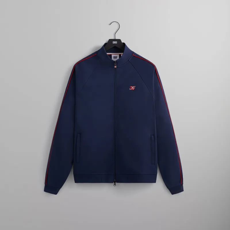 Kith for Wilson Clifton Track Jacket - Navy Blazer sold by Kith