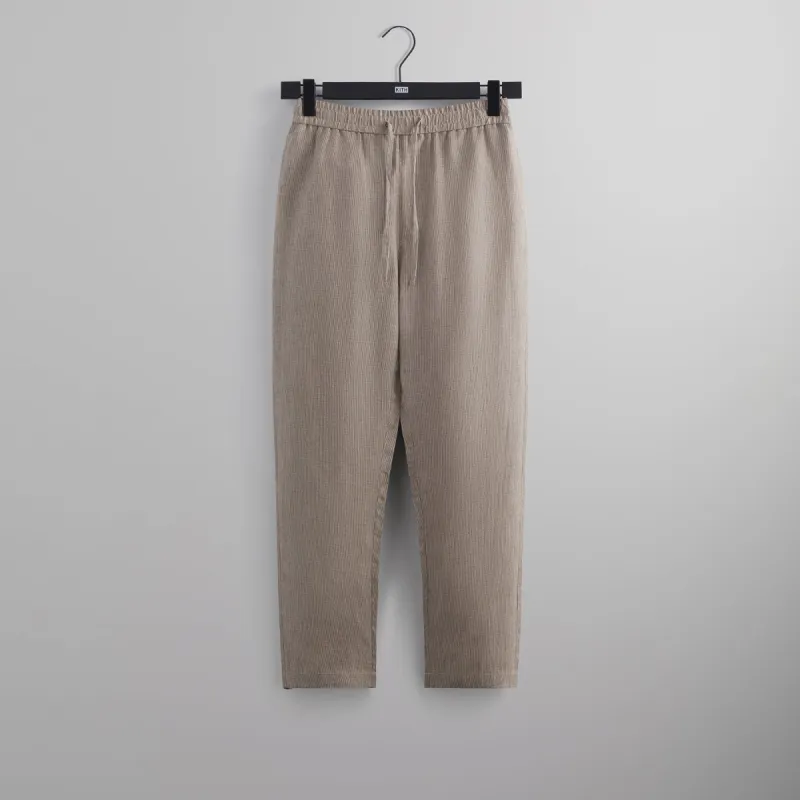 Kith Pinstripe Linen Barrow Pant - Prelude sold by Kith