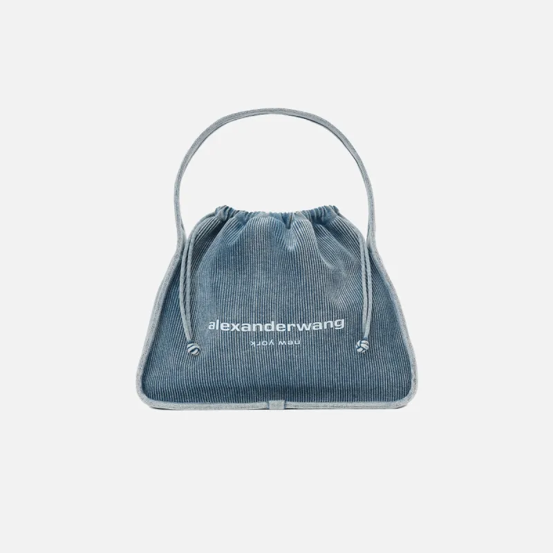 Alexander Wang Ryan Large Bag - Blue Denim sold by Kith