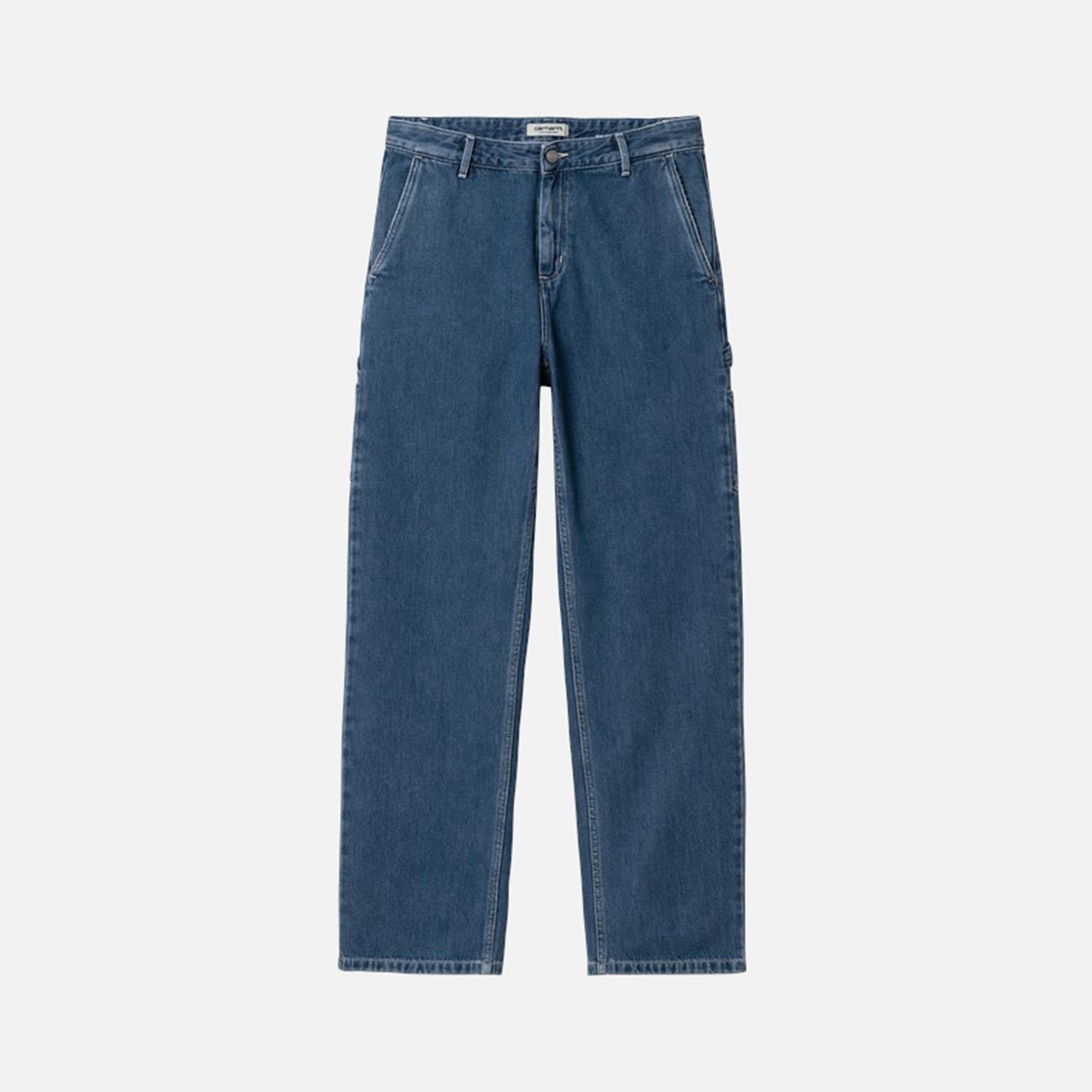 Carhartt WIP W Pierce Pant Straight - Stone Washed Blue sold by Kith