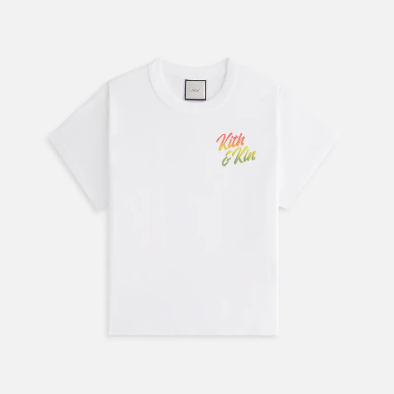 Kith Women Ombre Kith & Kin Nia II Tee - White sold by Kith