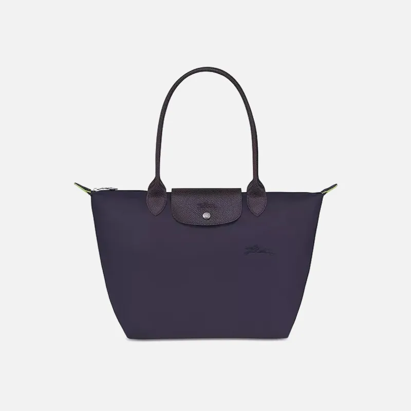 Longchamp Le Pliage Medium Shoulder Tote - Bilberry sold by Kith