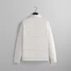 Kith Mixed Embroidery Boxy Collared Overshirt - White sold by Kith
