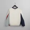 Kith Checkered Satin Dayton Combo Pullover - Sandrift sold by Kith