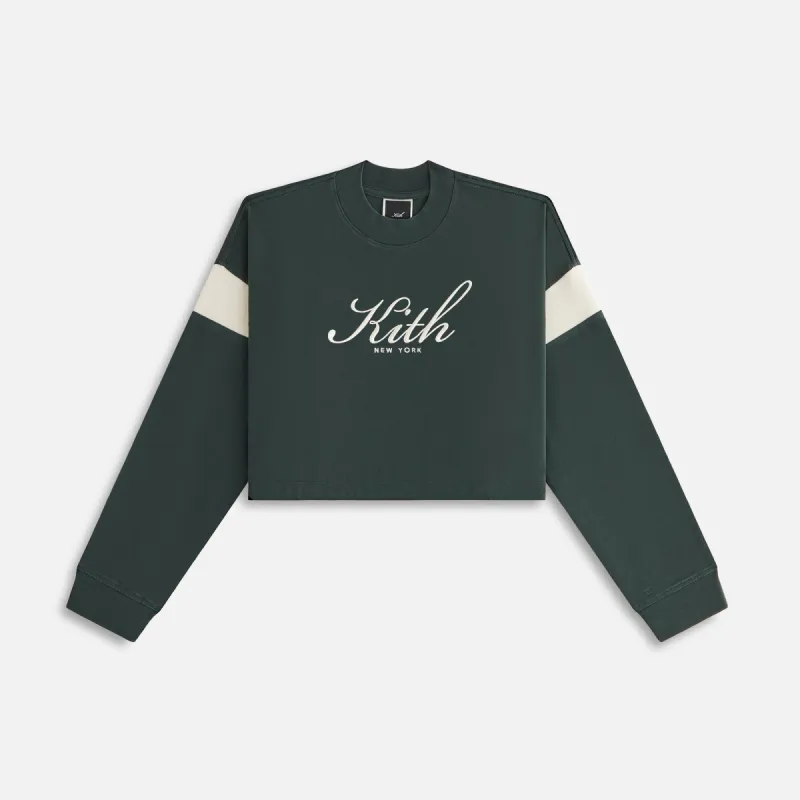 Kith Women Jasper Script Long Sleeve - Stadium sold by Kith