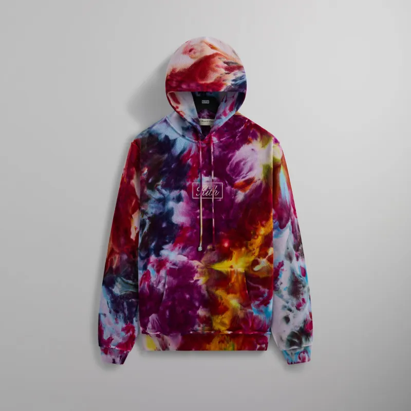 Kith for Advisory Board Crystals Tie Dye Hoodie - Purple Gold sold by Kith